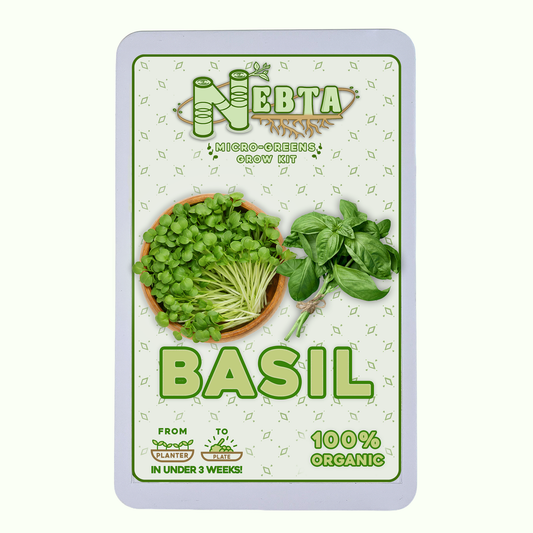 Nebta MicroGreens Grow Kit | Basil